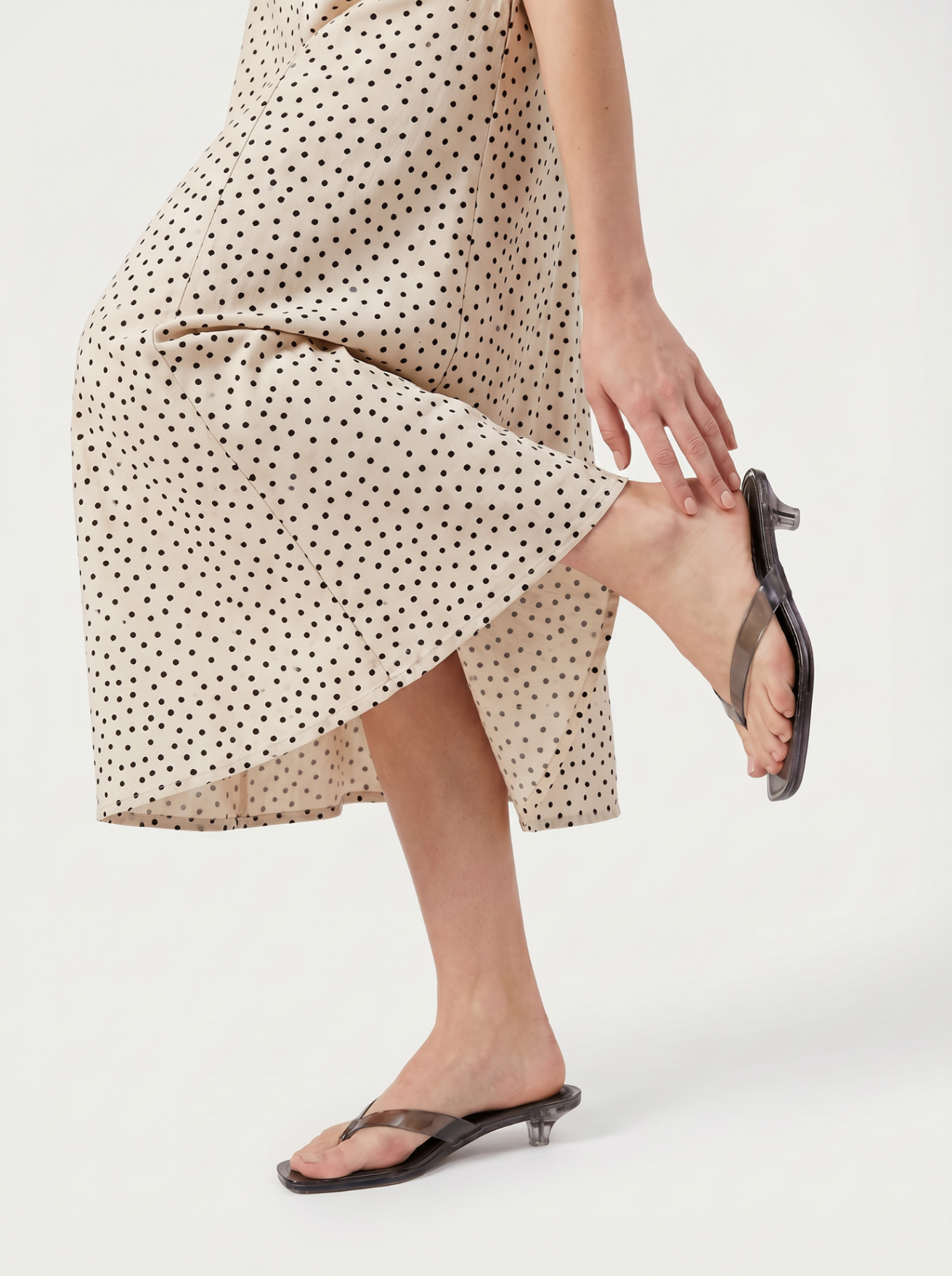 Jelly tamanco kitten heel